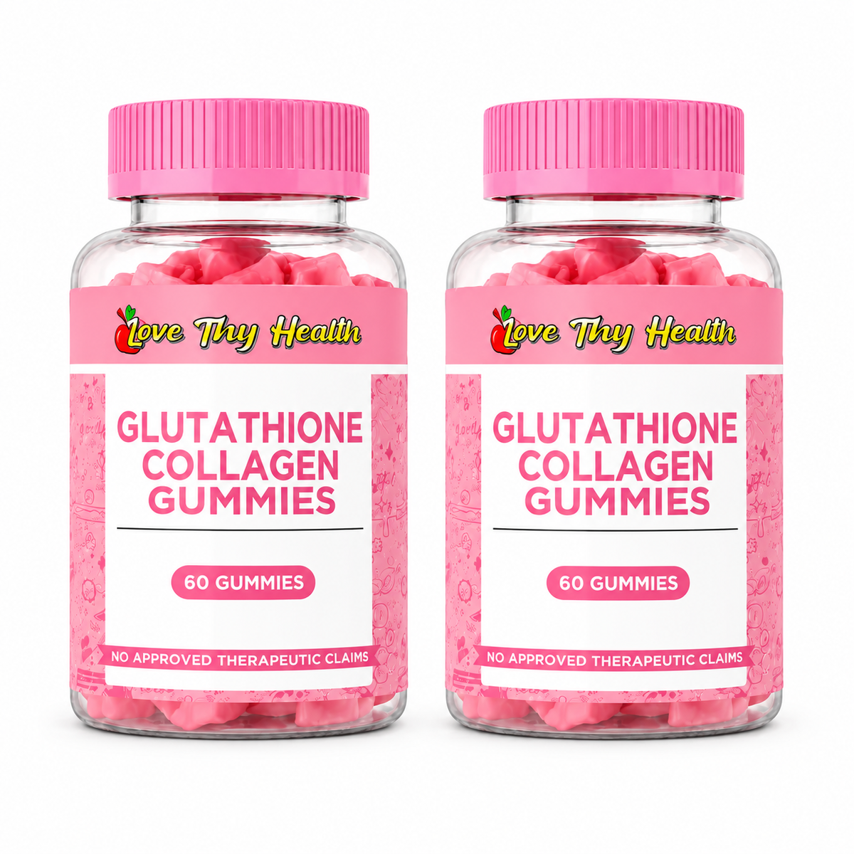 2-Bottle Glutathione Collagen Gummies